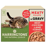 Harringtons Grain Free Wet Cat Food Meat in Gravy  - 12x85g