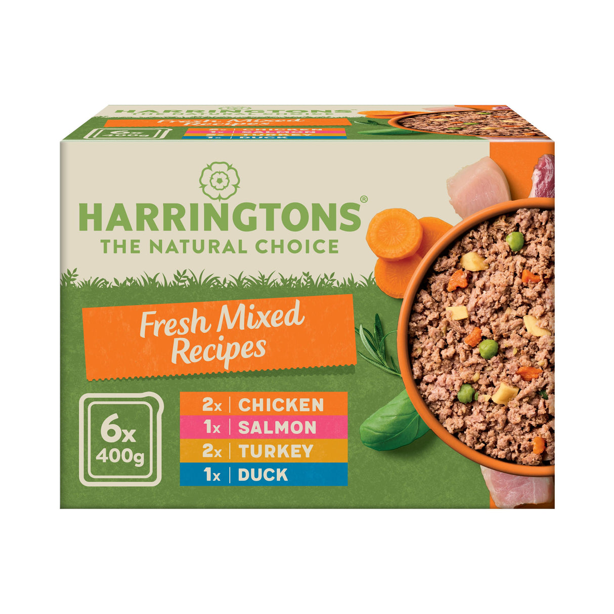 Harringtons Mixed Wet Dog Food Trays - 6 x 400g