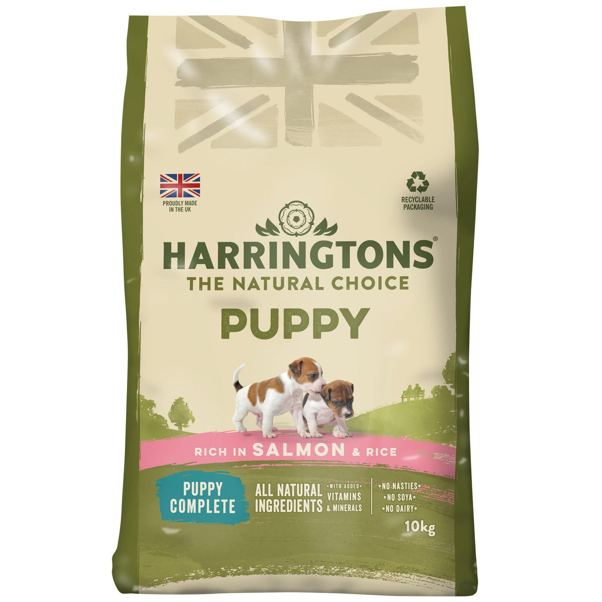 Harringtons Puppy Salmon Dry Dog Food - 10kg