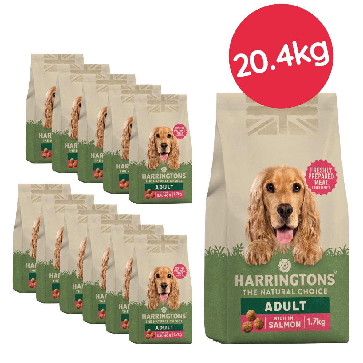 Harringtons Salmon & Potato Dry Dog Food - 20.4kg