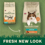 Harringtons Senior Chicken Dry Cat Food - 2kg