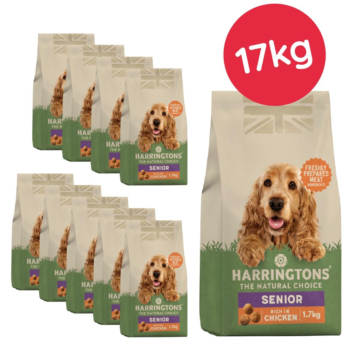 Harringtons Senior Chicken Dry Dog Food - 17kg