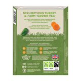Harringtons Turkey & Potato with Vegetables Wet Dog Food Trays - 8 x 400g
