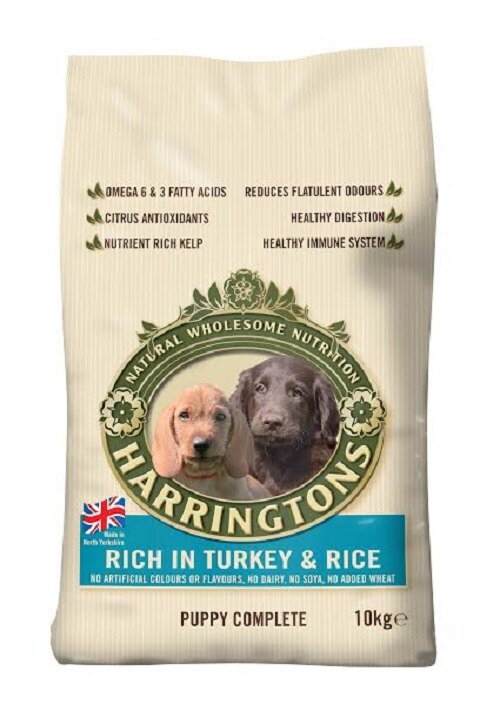 Harringtons Turkey & Rice Dry Puppy Food - 18kg