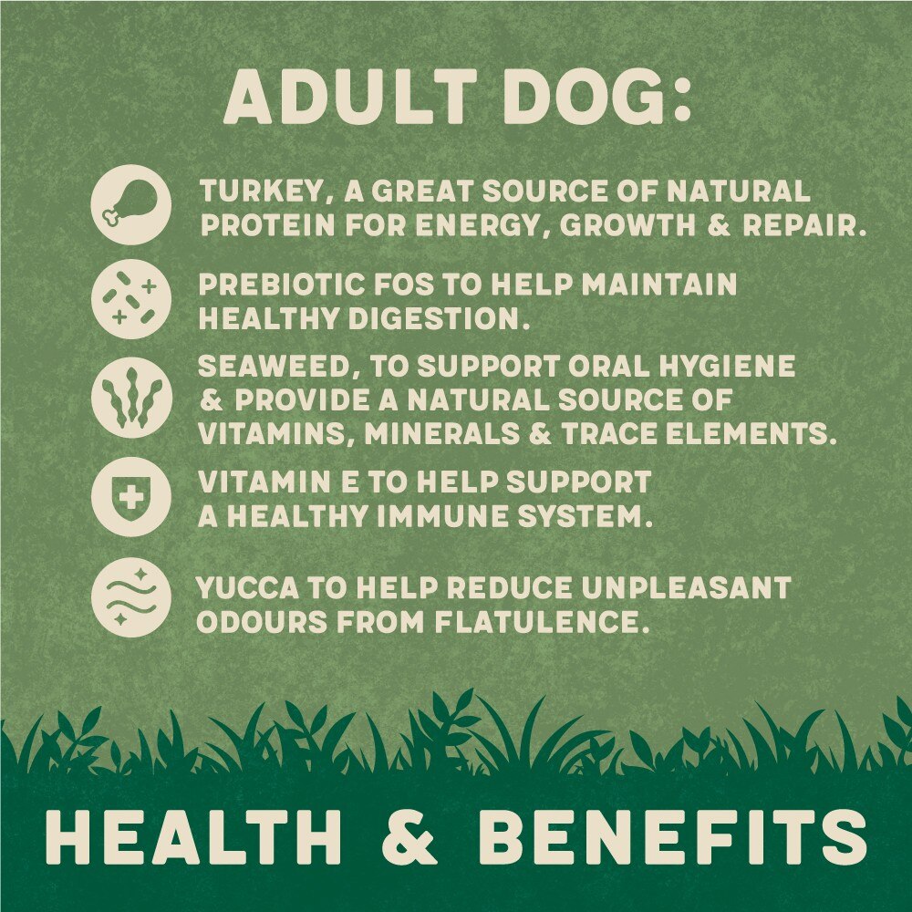 Harringtons Turkey & Veg Dry Dog Food - 2 x 12kg