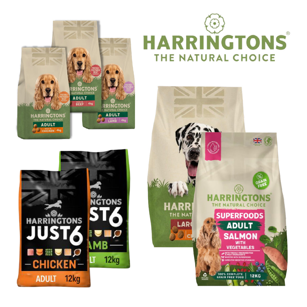 Harringtons Adult Dry Dog Food – Grain Free, Just 6 Recipes