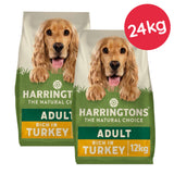Harringtons Turkey & Veg Dry Dog Food - 2 x 12kg