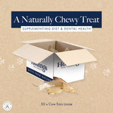 Hollings Cows Ears Natural Dog Chews - 50 Pack