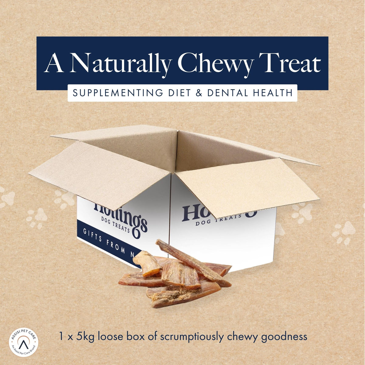 Hollings Paddywack Bulk Natural Dog Chews - 5kg