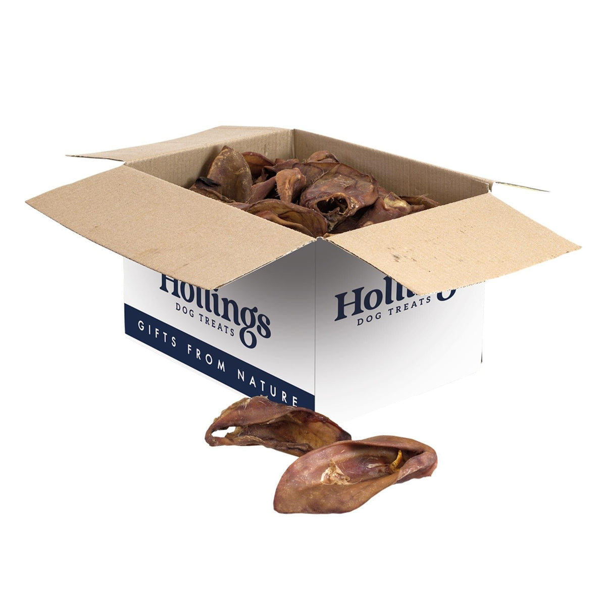 Hollings Pigs Ears Natural Dog Chews - 50 Pack