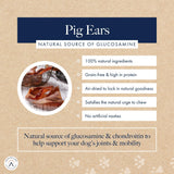 Hollings Pigs Ears Natural Dog Chews - 50 Pack