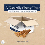 Hollings Pork Rolls Natural Dog Chews - 30 Pack