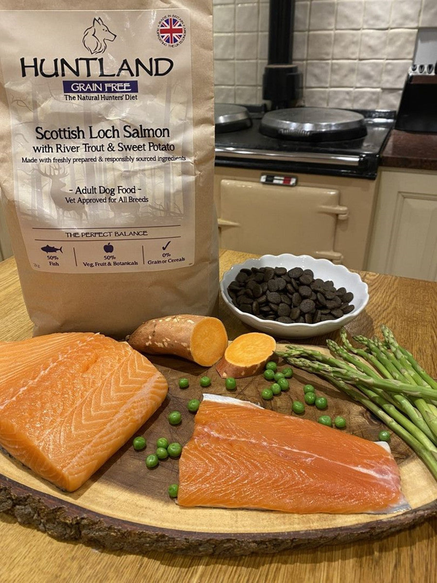 Huntland Adult Scottish Loch Salmon Grain Free Dog Food - 10kg