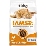 Iams Adult Chicken Dry Cat Food - 10kg