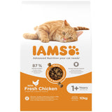 Iams Adult Chicken Dry Cat Food - 10kg