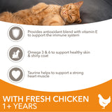 Iams Adult Chicken Dry Cat Food - 10kg