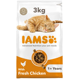 Iams Adult Chicken Dry Cat Food - 3kg