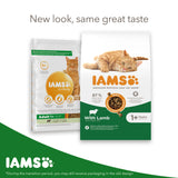 Iams for Vitality With Lamb Adult Dry Cat Food - 10kg