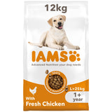 Iams Adult Large Breed Chicken Dry Dog Food - 12kg