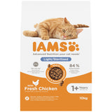Iams for Vitality Light in Fat Sterilised Dry Cat Food - 10k