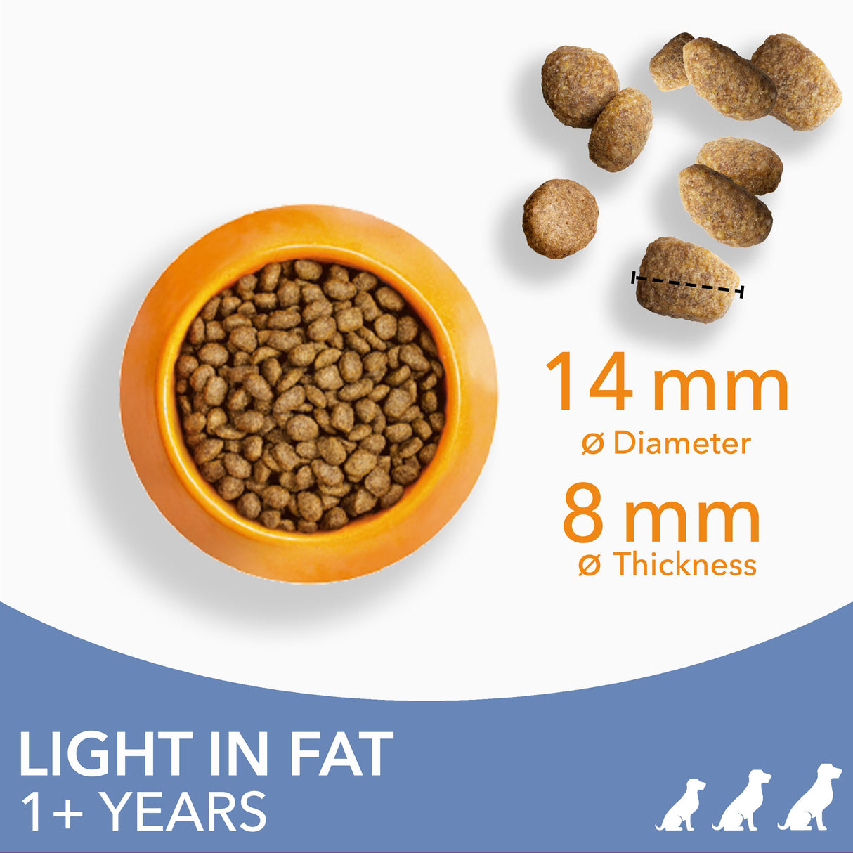 Iams for Vitality Light in Fat With Fresh Chicken Dry Dog Food - 2kg