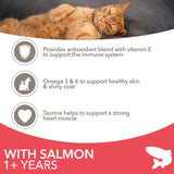 Iams Adult Salmon & Chicken Dry Cat Food - 3kg