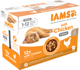 Iams Delights Chicken in Gravy Cat food for Kittens- 12 x 85