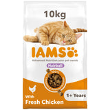 Iams For Vitality Hairball Chicken Dry Cat Food - 10kg