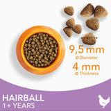 Iams For Vitality Hairball Chicken Dry Cat Food - 10kg