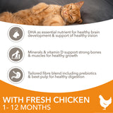 Iams For Vitality With Chicken Kitten Dry Cat Food - 10kg