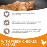 Iams For Vitality With Chicken Senior Dry Cat Food - 3kg