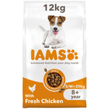 Iams Senior Small/Medium Breed Chicken Dry Dog Food - 12kg