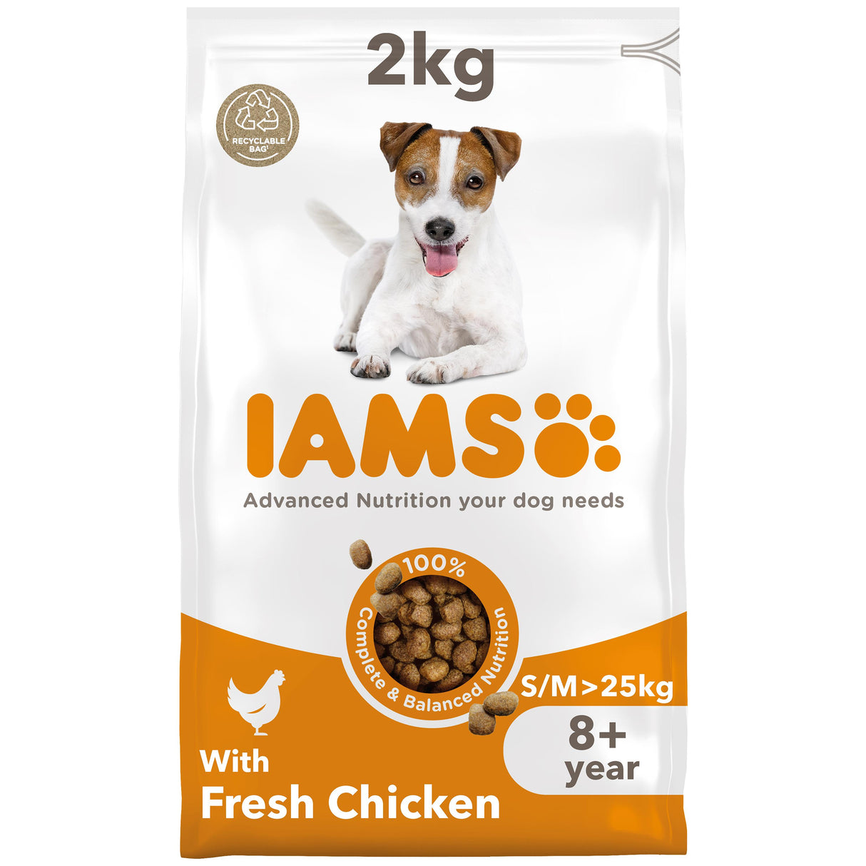 Iams Vitality Senior/Mature Dry Dog Food - 2kg