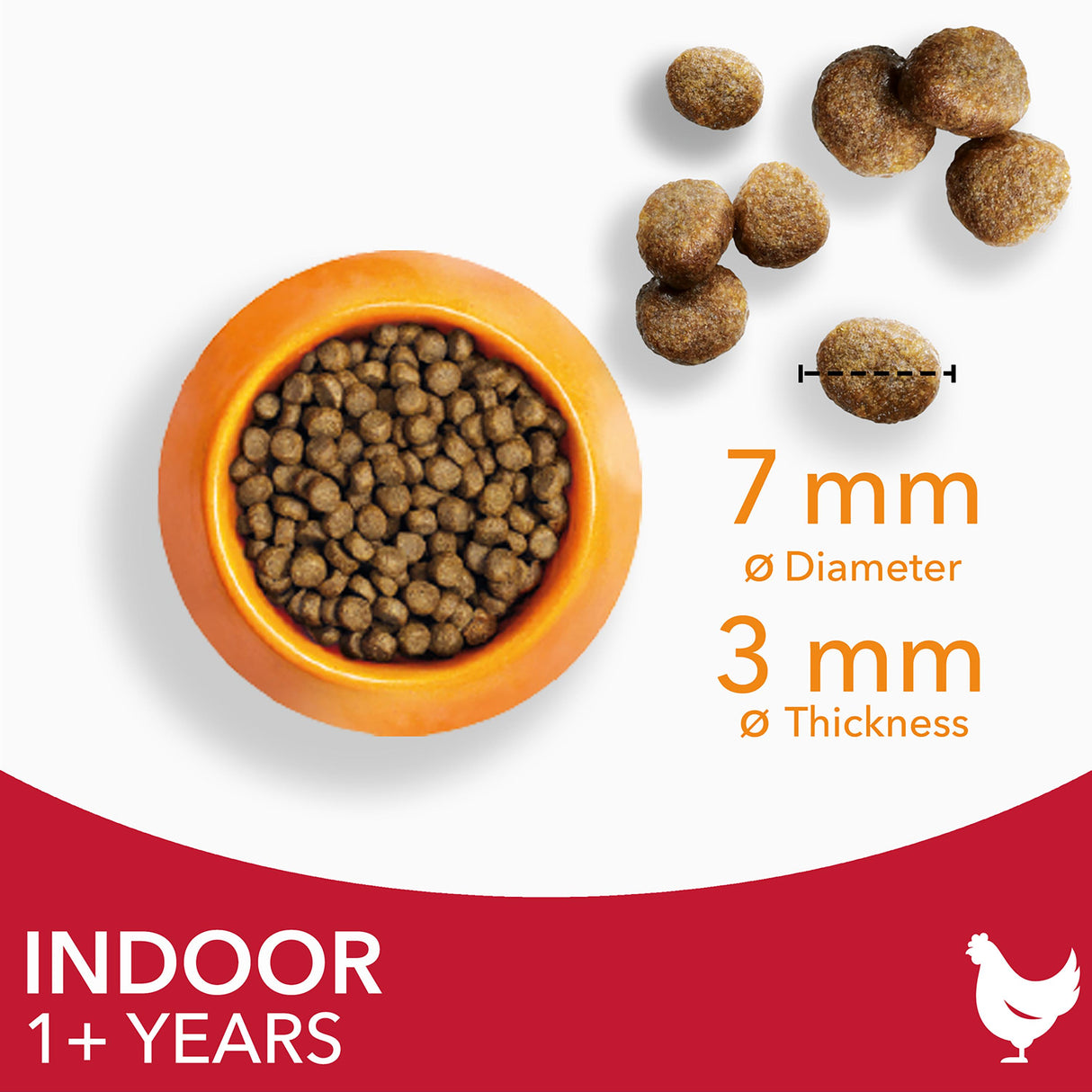Iams for Vitality Indoor Chicken Cat Food - 10kg