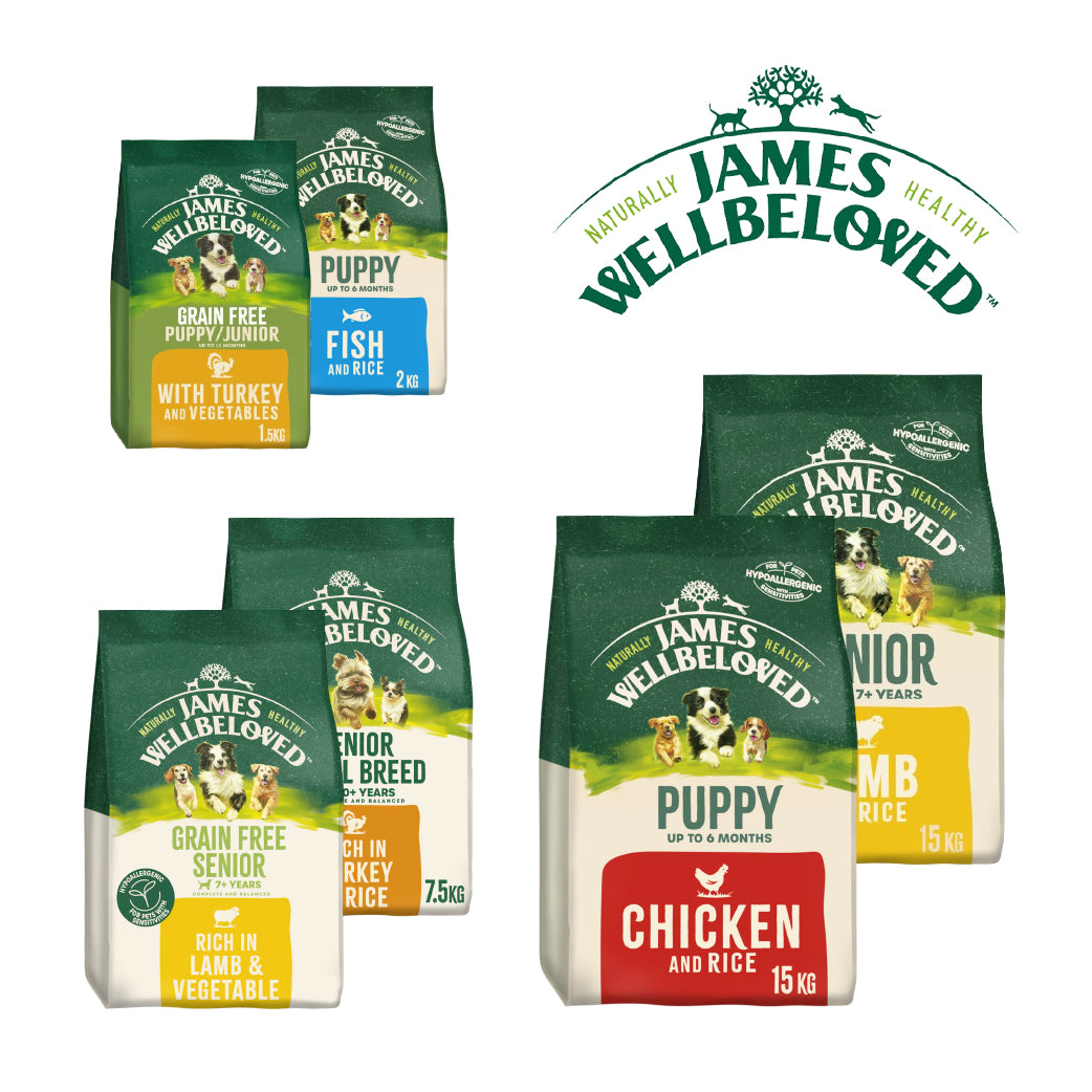 James Wellbeloved Dry Dog Food – Puppy & Senior Recipes