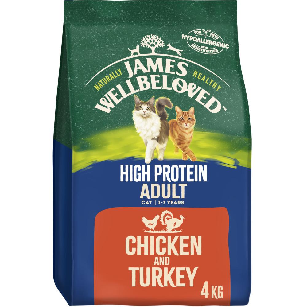 James Wellbeloved Adult Cat High Protein Chicken & Turkey - 4kg
