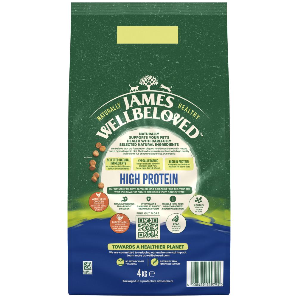James Wellbeloved Adult Cat High Protein Chicken & Turkey - 4kg