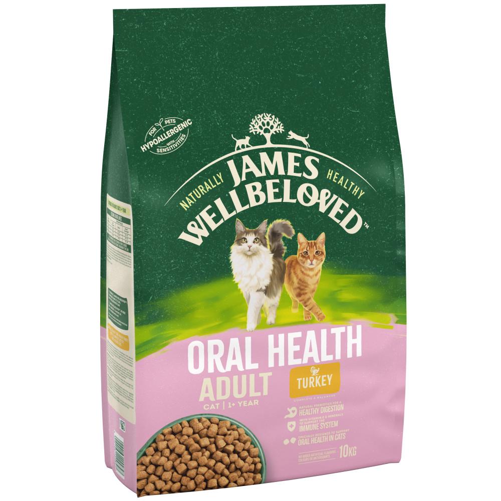 James Wellbeloved Adult Oralcare Turkey Cat Food -10kg