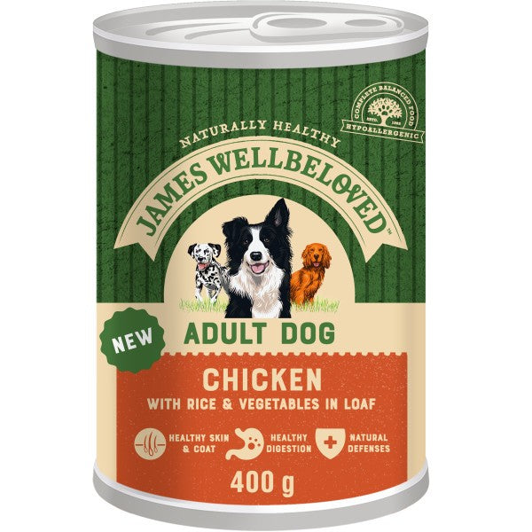 James Wellbeloved Wet Dog Food Cans – Adult, Puppy & Senior Recipes