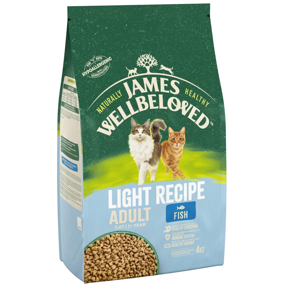 James Wellbeloved Fish Light Adult Dry Cat Food - 4kg