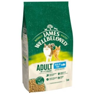James Wellbeloved Fish & Rice Adult Dry Cat Food - 1.5kg