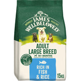 James Wellbeloved Adult Large Breed Fish & Rice Dry Dog Food - 15kg
