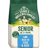 James Wellbeloved Fish & Rice Senior Dry Dog Food - 15kg