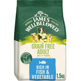 James Wellbeloved Fish & Veg Adult Dry Dog Food - 1.5kg