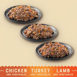 James Wellbeloved Grain Free Adult Dog Turkey, Lamb and Chicken in Loaf Can - 12 x 400g