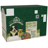 James Wellbeloved Grain Free Puppy Dog Food Pouches Turkey in Gravy - 12 x 90g