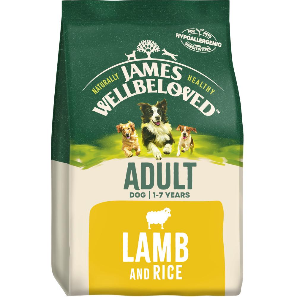 James Wellbeloved Lamb & Rice Adult Dry Dog Food - 7.5kg