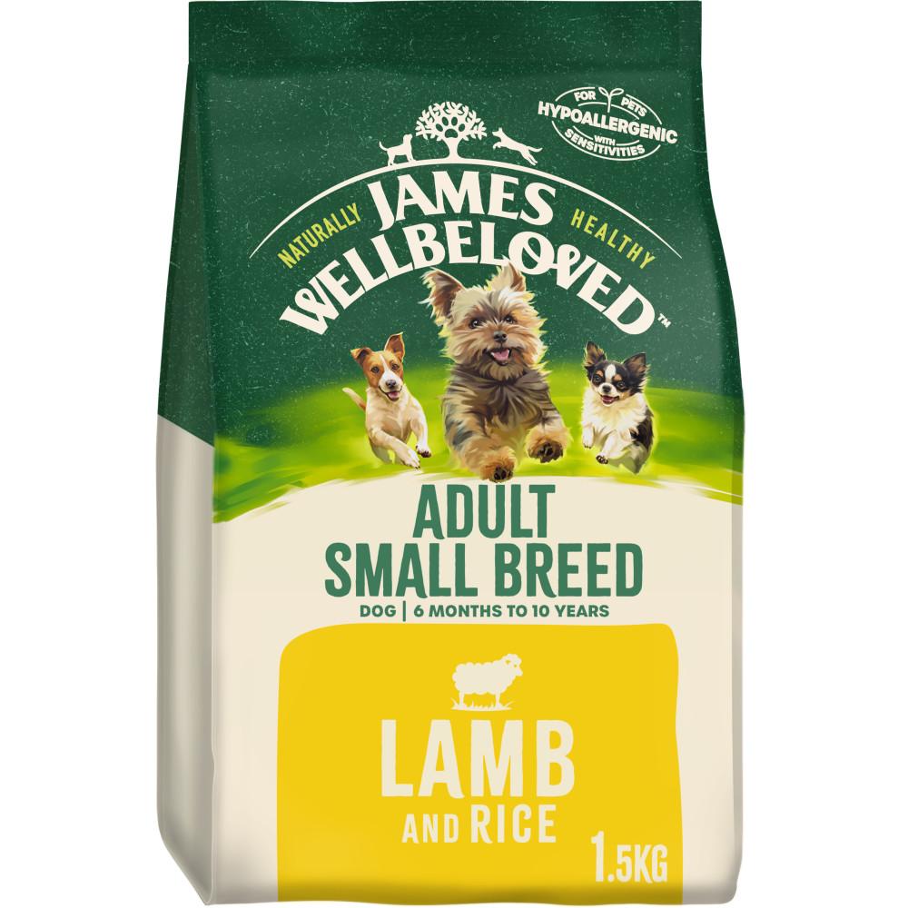 James Wellbeloved Lamb & Rice Adult Small Breed Dry Dog Food - 1.5kg