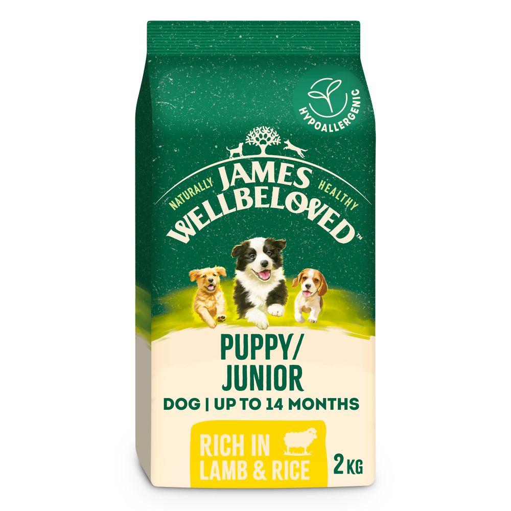 James Wellbeloved Lamb & Rice Puppy/Junior Dry Dog Food - 2kg