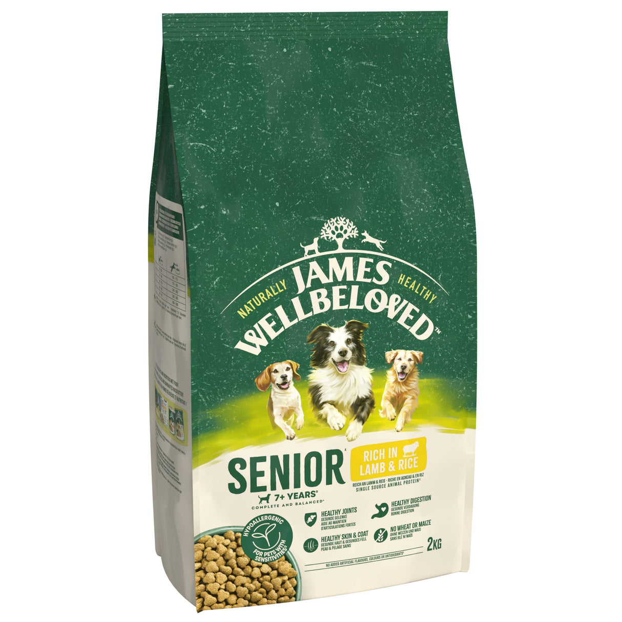 James Wellbeloved Lamb & Rice Senior Dry Dog Food - 2kg